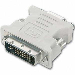 Адаптер Cablexpert DVI - VGA (M/F), White (A-DVI-VGA)