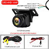 Автомобільна універсальна передня задня ширококутна камера Кут огляду 170 риб'яче око AHD 1080P/CVBS, фото 2