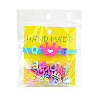 Аксесуари для дівчаток Cel241108 браслети зі змінними літерами та пеналом мікс видів, фото 3