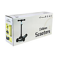 Самокат 3-х колісний SC9026 складний музичний зі світними колесами PU LED 3 кольори, фото 2