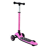 Самокат 3-х колісний SC9026 складний музичний зі світними колесами PU LED 3 кольори, фото 6