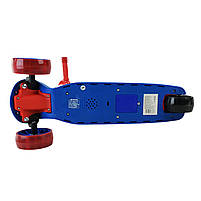 Самокат дитячий триколісний SC25120, 3 кольори, передні колеса PU зі світлом, заднє пластикове, фото 5