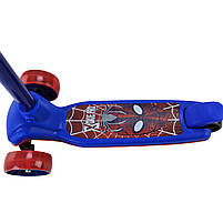 Самокат дитячий триколісний SC25120, 3 кольори, передні колеса PU зі світлом, заднє пластикове, фото 7