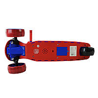 Самокат дитячий триколісний SC25120, 3 кольори, передні колеса PU зі світлом, заднє пластикове, фото 8