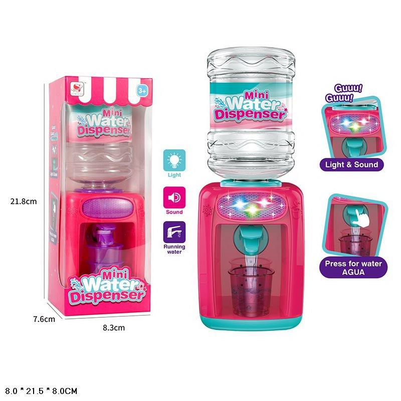 Кулер іграшковий 018-75 на батарейках, світло, звук, тече вода, фото 1