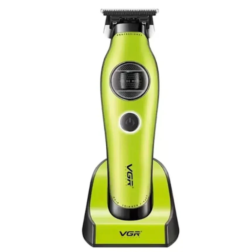 Професійний тример для стрижки та окантовки VGR Professional Rotatech Green (V-880T-GN), фото 1