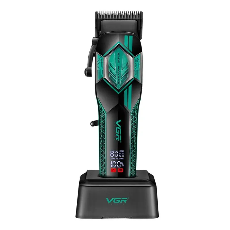 Професійна машинка для стрижки VGR Professional Green (V-119-GN), фото 1