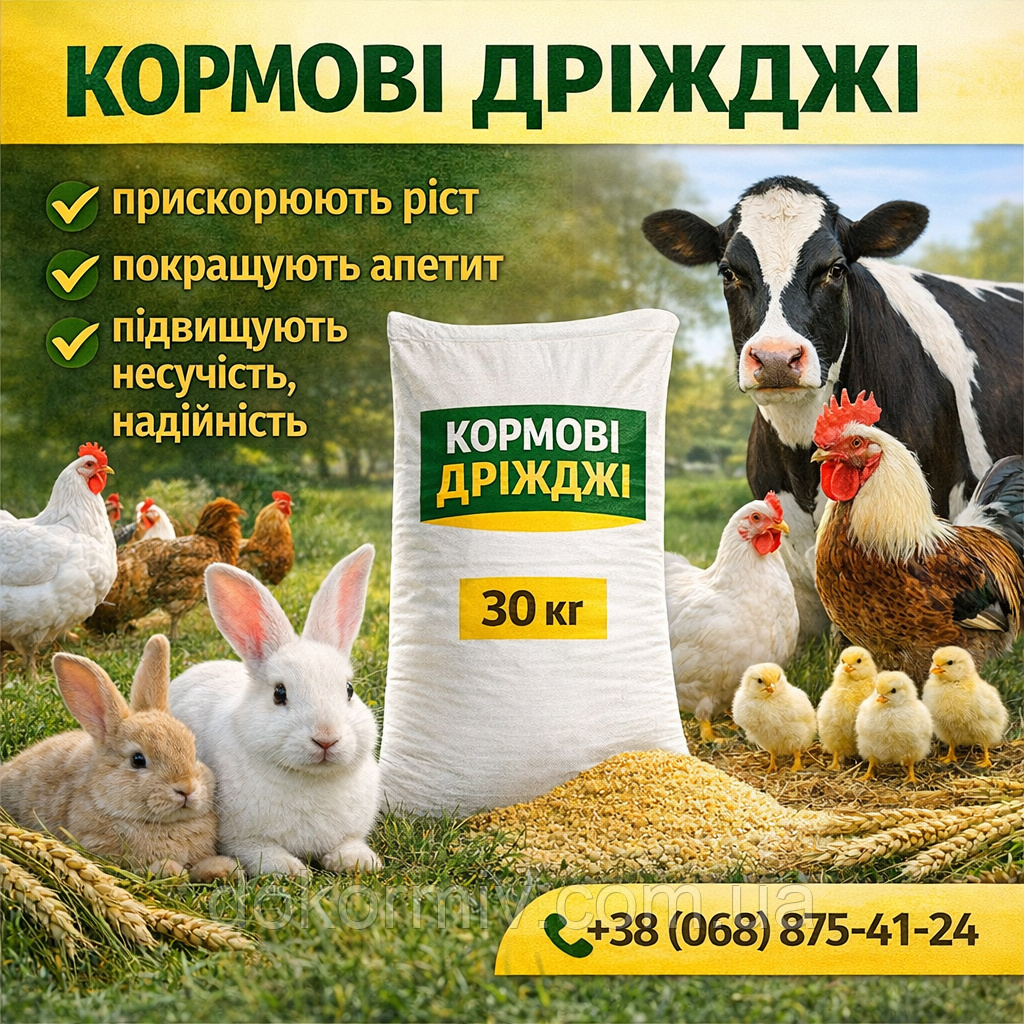 Кормові дріжджі 30 кг