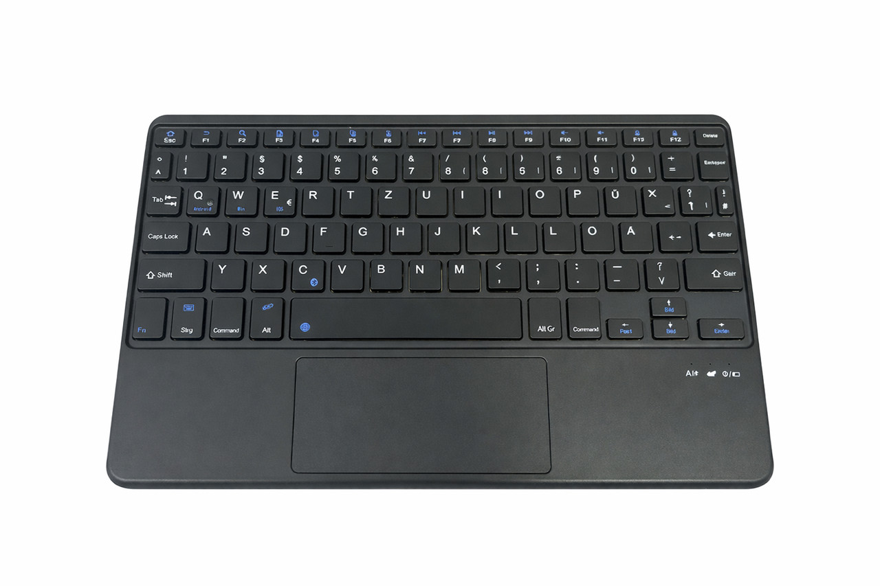 Блютуз клавіатура для iPad, англійська розкладка, з тачпадом, бездротова, фото 1