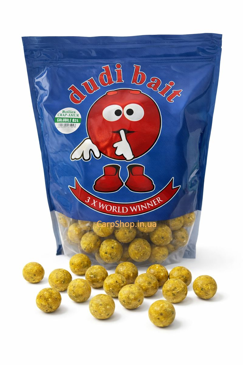 Бойли розчинні Dudi Bait Boilies Tigernuts – Grass Carp 20 mm 1kg, фото 1