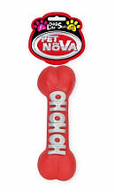 Іграшка для собак Кістка з написом 23 см червоний