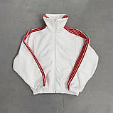 Флісова кофта з лампасами на блискавці унісекс 42-48, фото 3