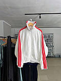 Флісова кофта з лампасами на блискавці унісекс 42-48, фото 8
