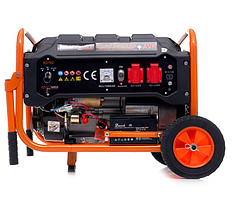 Генератор бензиновий 3.5 кВт Kraft&Dele KD162 AVR 12/230В, 1 фаза, 4-тактний, електричний і ручний запуск, бак 15 л