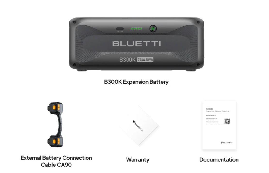 Додаткова батарея для зарядної станції BLUETTI B300K2 Expansion Battery, фото 1