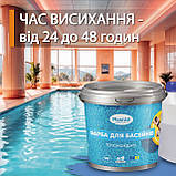 Фарба для басейну епоксидна двокомпонентна 4,5 кг Plastall™ Світло-сірий plastall, фото 7