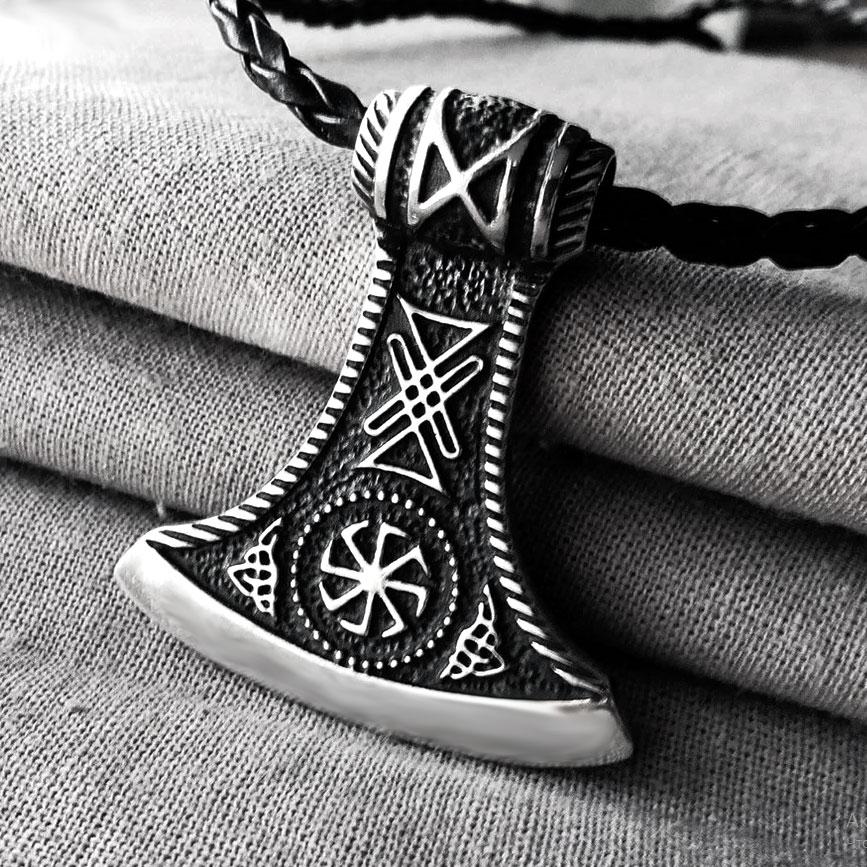 Оберег Секіра Перуна з Ковратом, фото 1