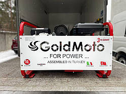 Генератор Gold Moto GM12TBJG 9,6 квт Бензиновий 3 фаз | електростартер | з колесами | Туреччина