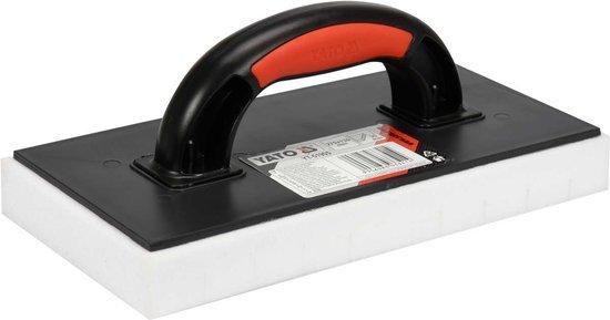 Терка пластикова з губкою 270x130x30 для змивання керамічної плитки YATO, фото 1