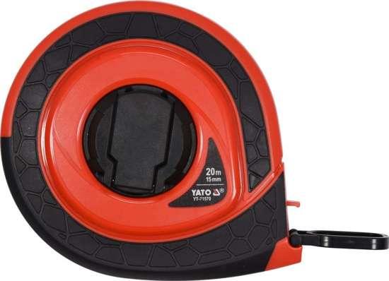 Рулетка з нейлоновим покриттям 20мх15 мм YATO, фото 1
