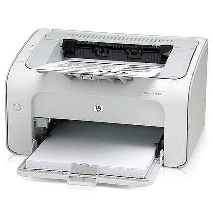 Принтер HP LaserJet P1005 Printer / Лазерний монохромний друк / 600x600 dpi / A4 / 15 стор / хв / USB 2.0, фото 1