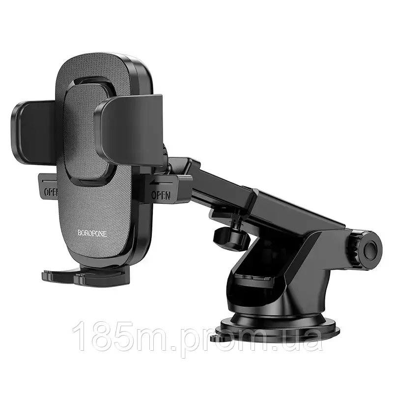 Автотримач BOROFONE BH60 Dainty на присосці, чорний, фото 1