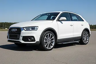Бокові пороги Bosphore Grey (2 шт., алюміній) для Ауди Q3 2011-2019 рр від VLF комп.