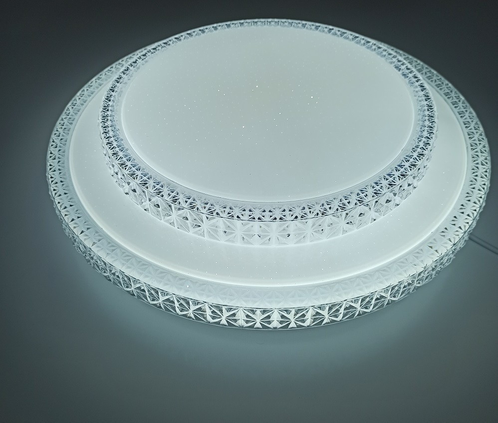 Led світильник дворівневий з пультом Ø495мм Зоряне небо 90Вт 3000-6500K 8550лм IP40 LED STORY