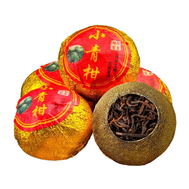 Чай Шу Пуер у зеленому мандарині Сяо Цин Ган №2 (1шт)