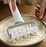 Валик ролик для тіста з шипами Докер 12х20 см, фото 3