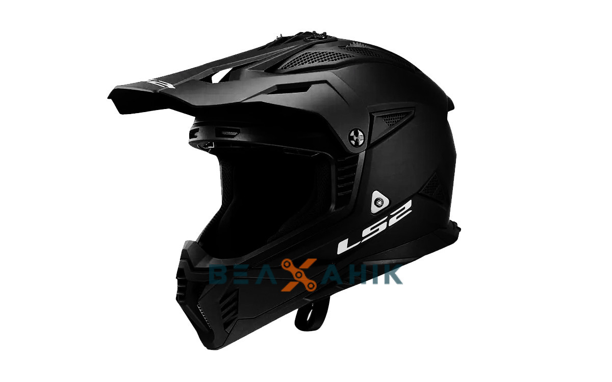 Шолом (кросовий) LS2 MX708 Fast 2 Solid Matt Black [L], фото 1