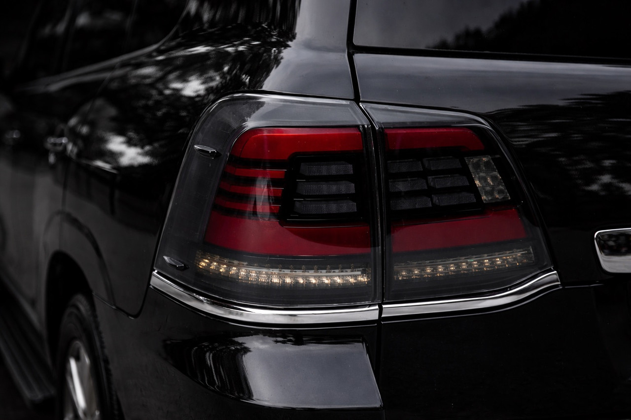 Задні ліхтарі 2008-2015 (Sequential Red) для Toyota Land Cruiser 200 рр, фото 1