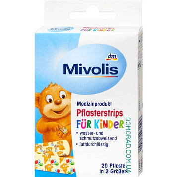 Mivolis Пластирі для дітей 20шт.