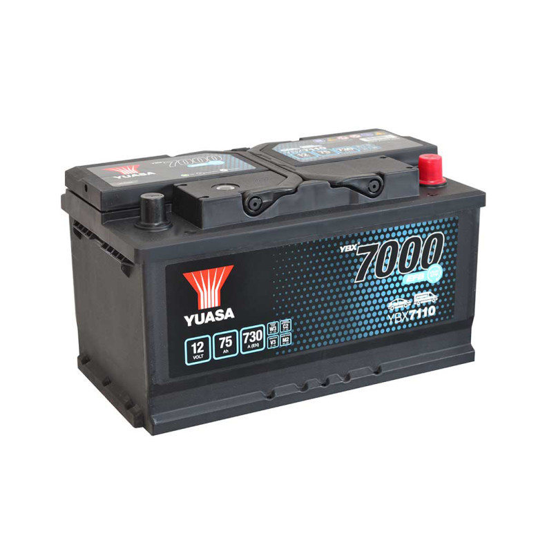 Yuasa 12V 75Ah EFB Start Stop Battery YBX7110 (0), фото 1