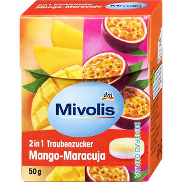 Mivolis Декстроза 2in1 Mango-Maracuja 50g
