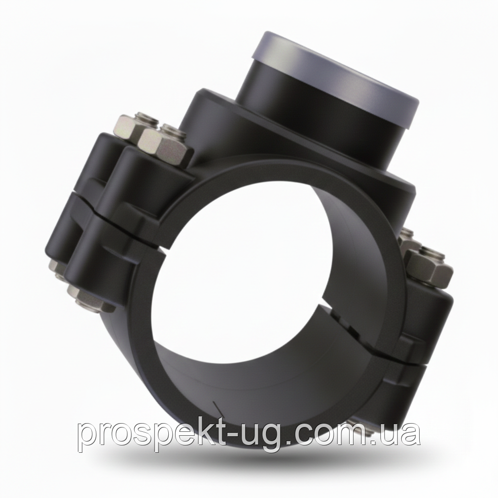 Сідло для ПЕ труб 63х1/2" ВР Unidelta, фото 1