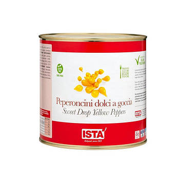 Жовті солодкі перчики «крапля» Код/Артикул 3029