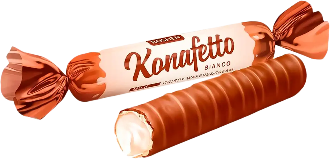 Цукерки KONAFETTO blanc 1 кг. Рошен, фото 1