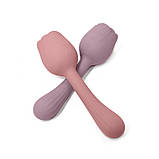 Вібратор у формі тюльпану з вакуумною стимуляцією Sweet Em Velvet Lure Рожевий, фото 9