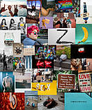 Вібромасажер Doxy Die Cast Rose Pattern, з трояндами, червоний, фото 5