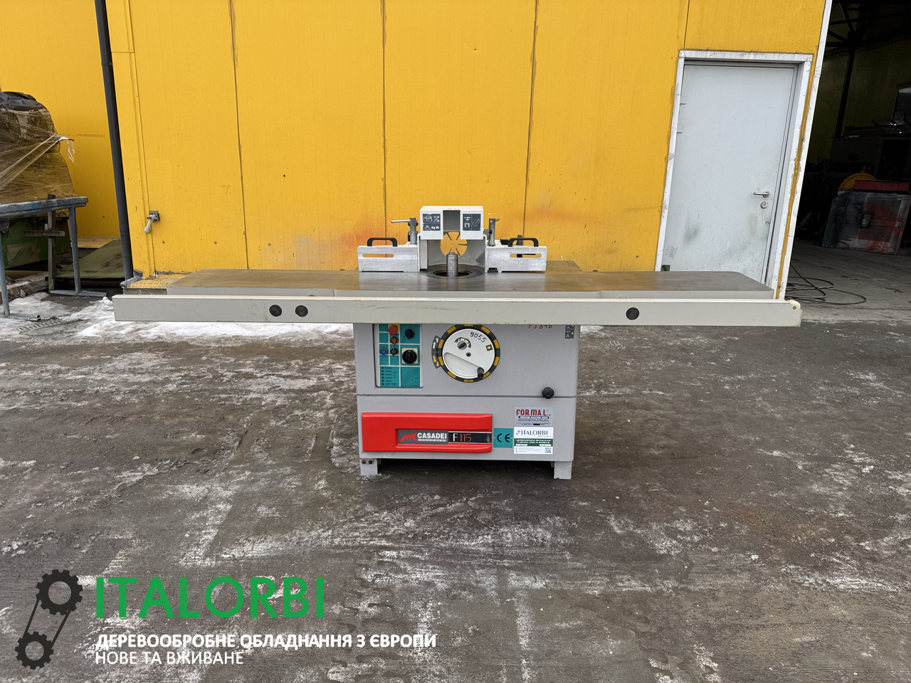 Фрезер з довгим столом Casadei F115, фото 1