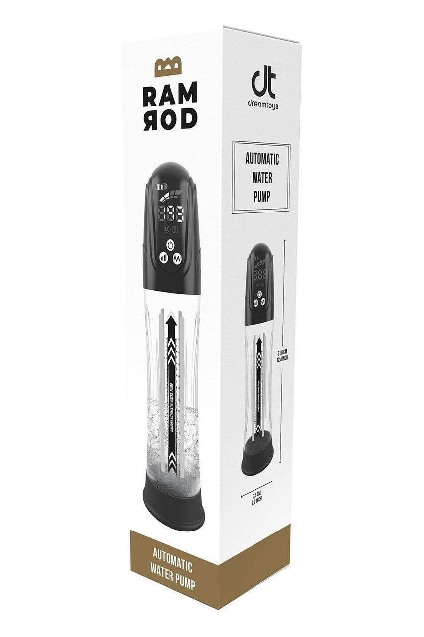 Гідропомпа для члена Dreamtoys Ramrod автоматична, прозора, фото 1