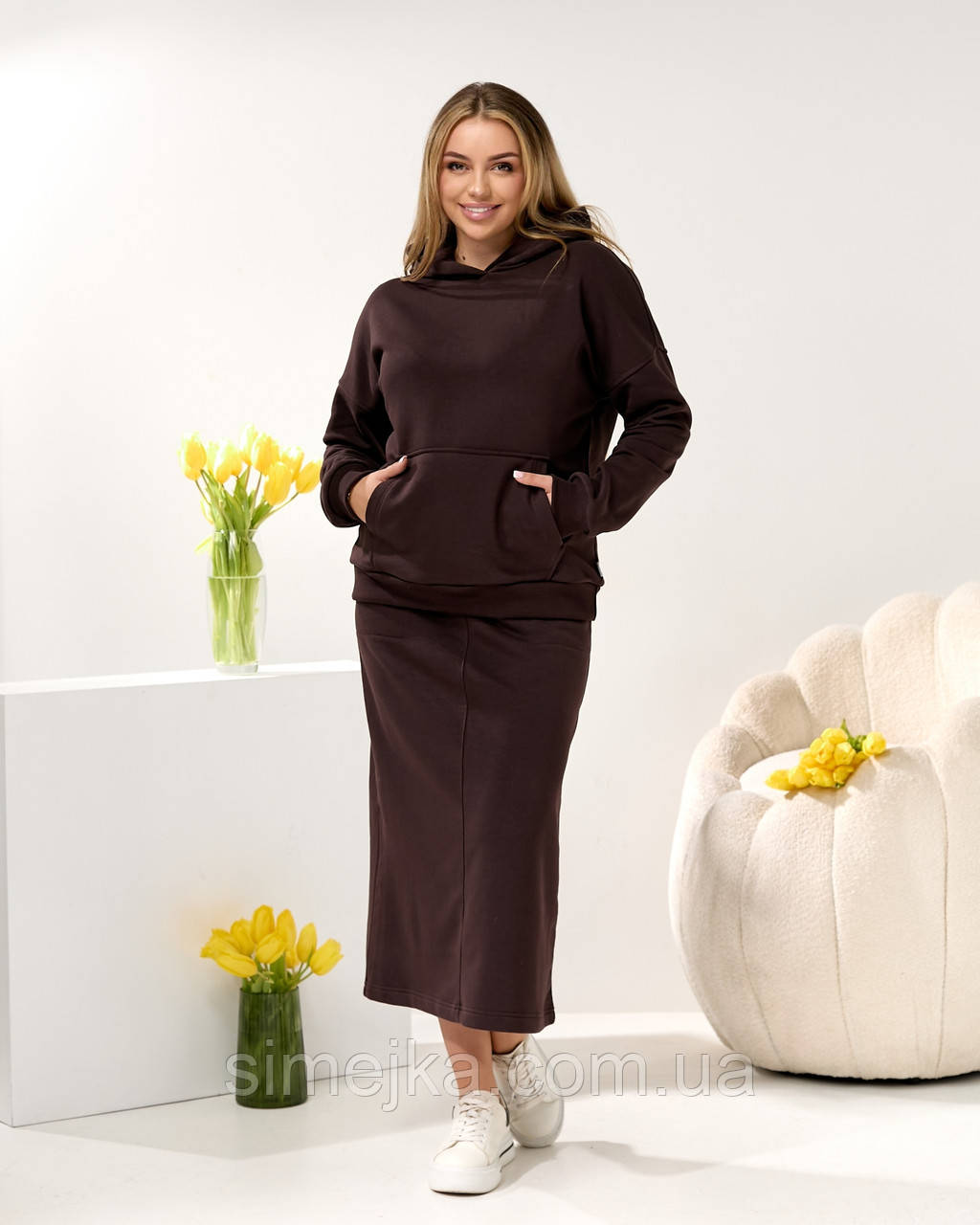 Спідниця тринитка діагональ, фото 1