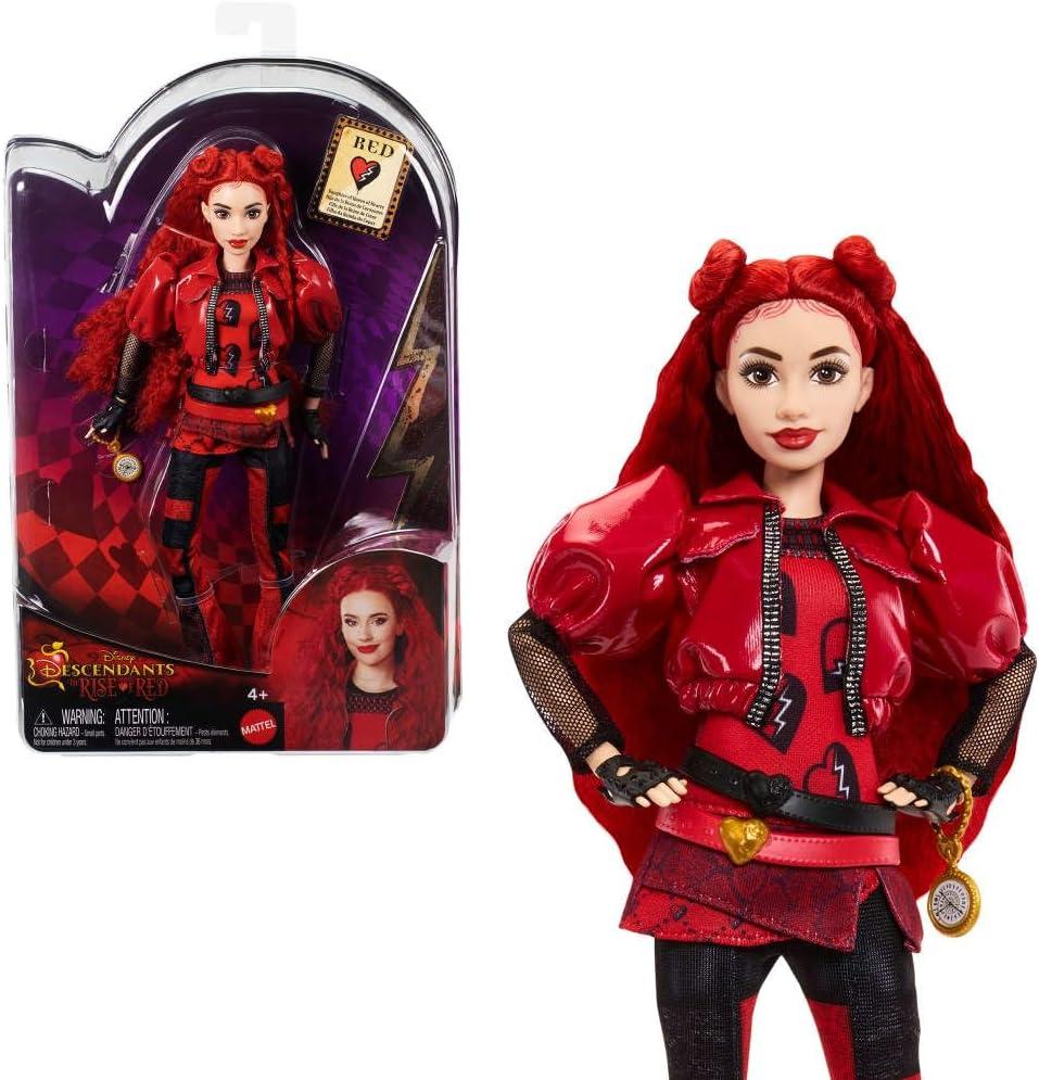 Лялька Mattel Disney Descendants Спадкоємці Підвищення Ред Донька королеви The Rise of Red Daughter Queen HWT93, фото 1