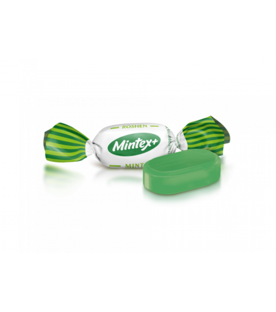 Цукерки карамель Mintex Mint зі смаком м'яти 1 кг. ТМ Рошен, фото 1