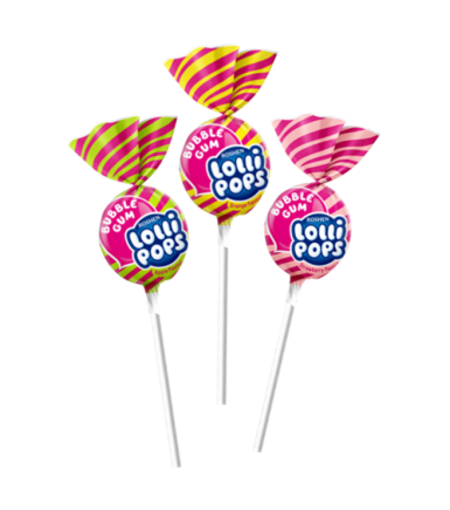 Цукерки Lollipops GUM Фруктовий мікс 0,92 кг. Рошен, фото 1