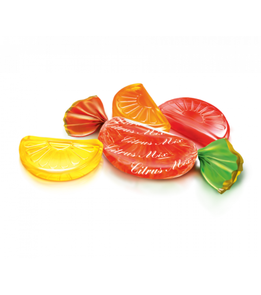 Цукерки карамель Цитрусовий мікс  1 кг. Рошен, фото 1