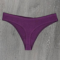 Набір жіночих трусиків в рубчік 7 шт Різнобарвний XL, фото 4