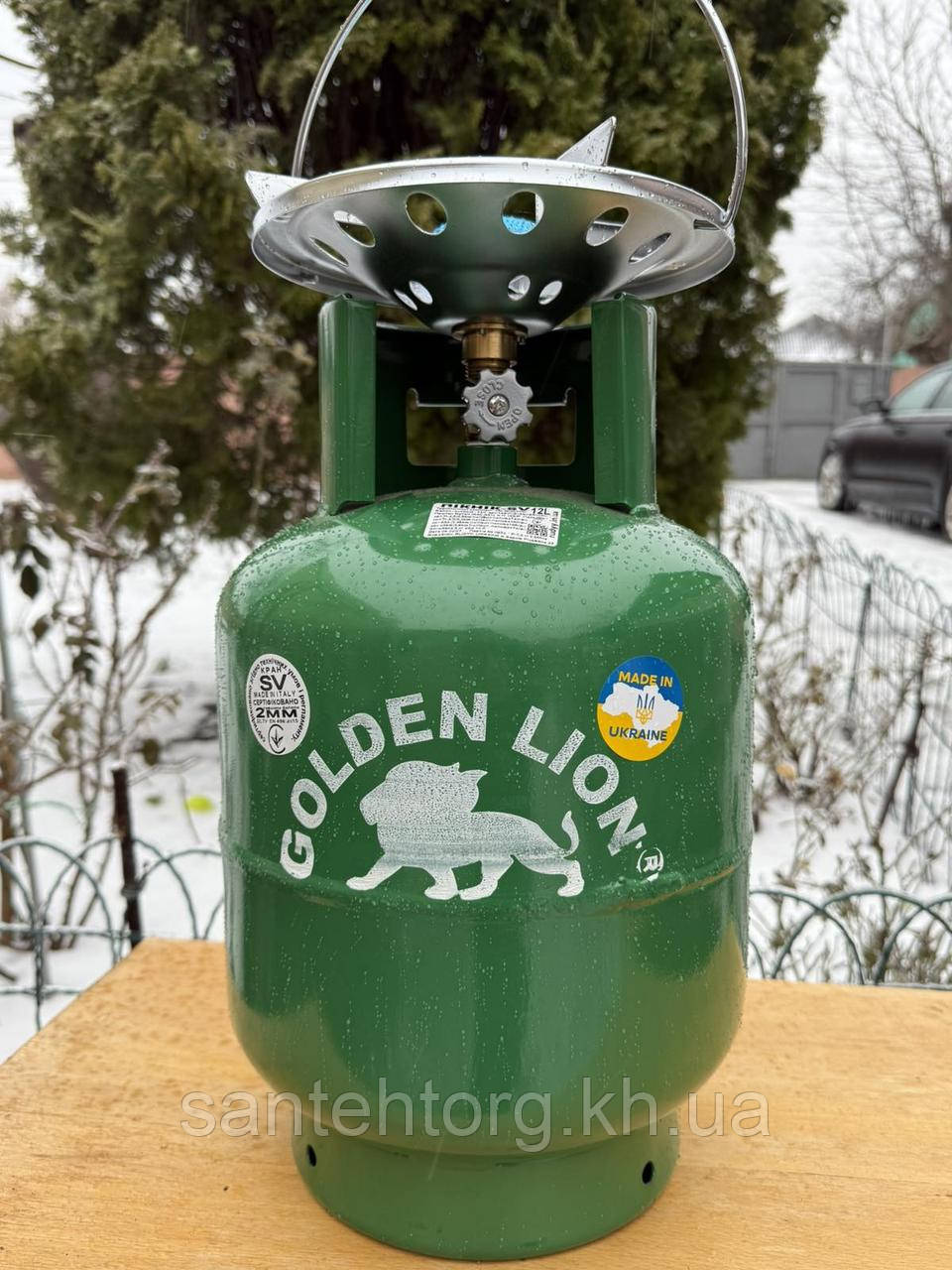 Газовий балон 12 літр комплект із пальником "Пікнік" (Оригінал), фото 1