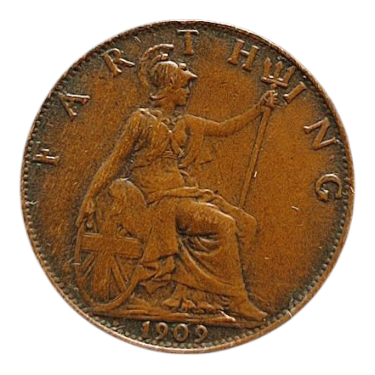 Велика Британія 1 фартінг, 1909, фото 1